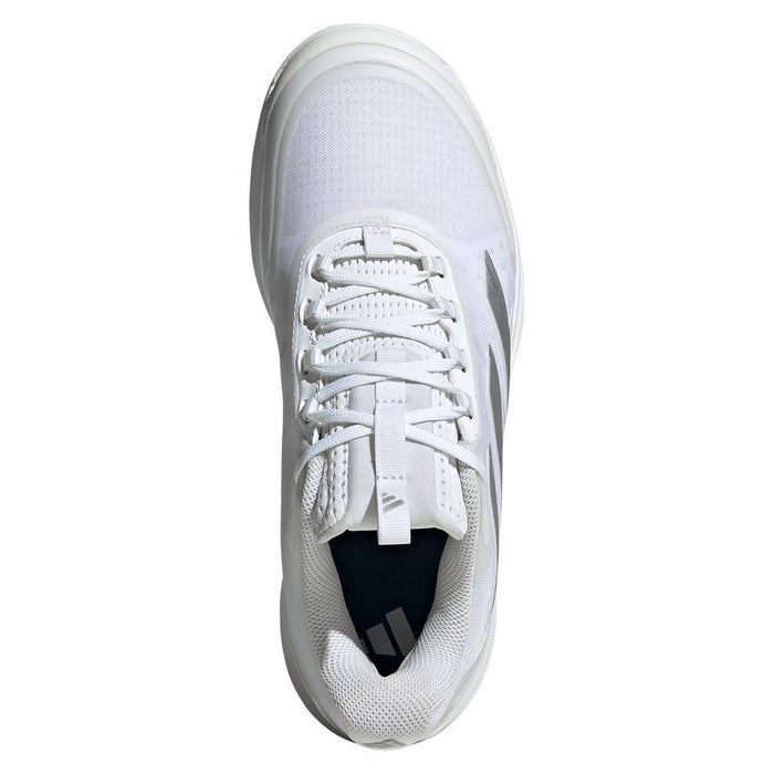 Women's Avacourt 2 Court Shoes White and Silver Metallic