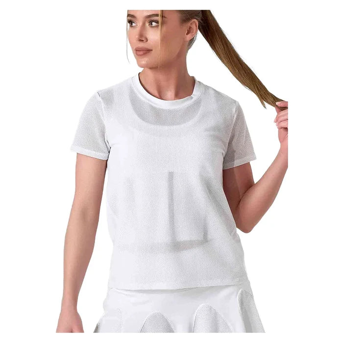 Women's Baila Short Sleeve Top White