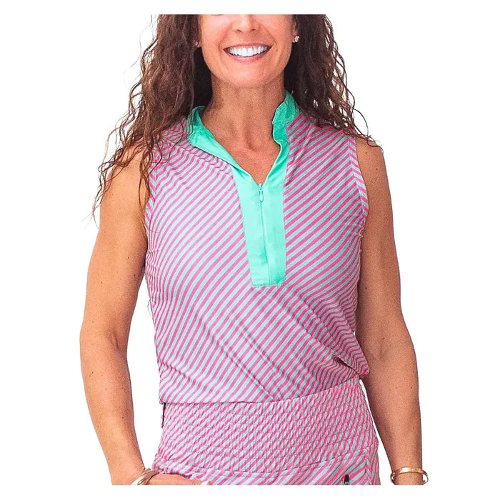 Women's Birch Tank Pink and Mint