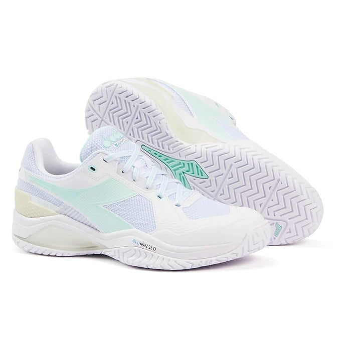 Women's Blushield Torneo 3 Court Shoes White and Bay