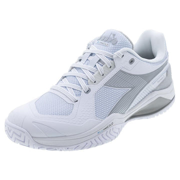 Women's Blushield Torneo 3 Court Shoes White and Silver
