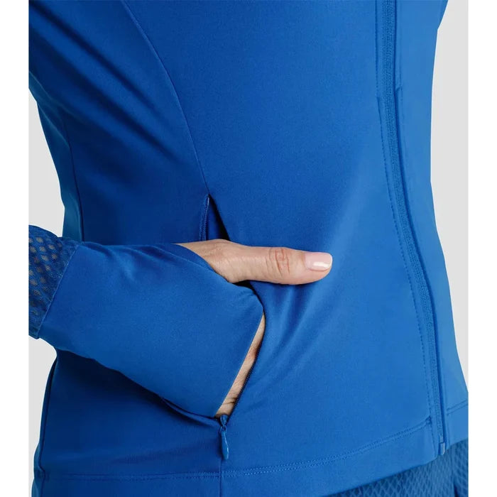 Women's Caryn Full Zip Pickleball Jacket Monaco Blue