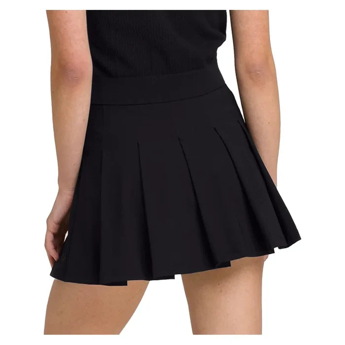 Women's Classic Pleated Mini Skort Black