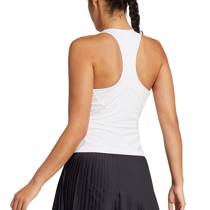 Women's Climacool Mid Length Y Tank White