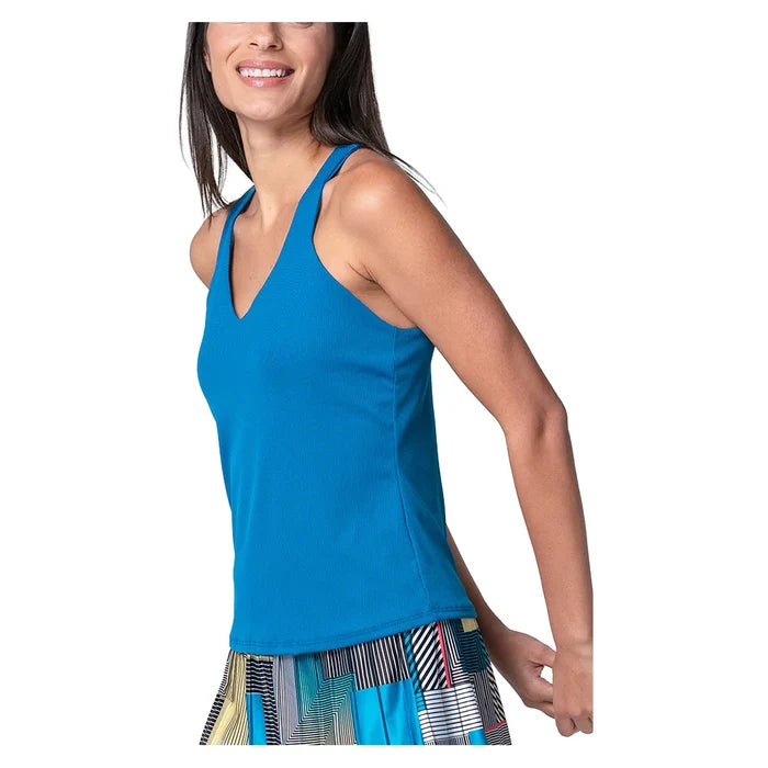 Women's Clubhouse Tank with Bra Electric Blue