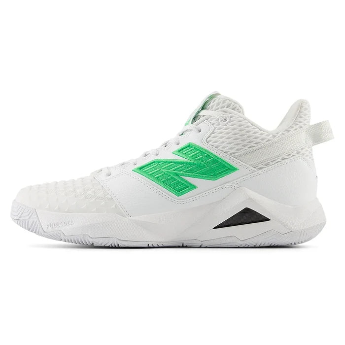 Women's Coco CG2 B Width Court Shoes White and Green Apple