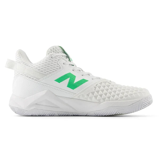 Women's Coco CG2 B Width Court Shoes White and Green Apple