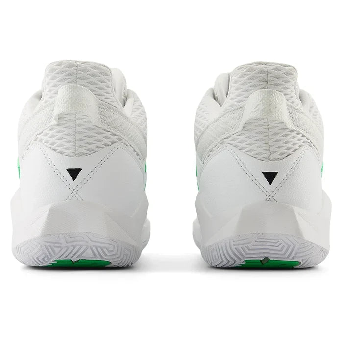Women's Coco CG2 B Width Court Shoes White and Green Apple