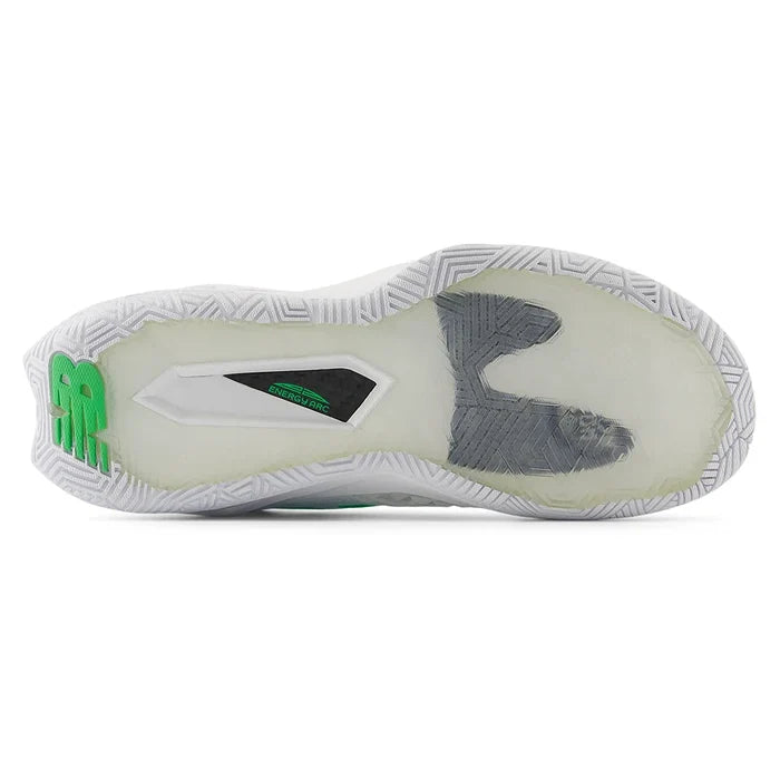 Women's Coco CG2 B Width Court Shoes White and Green Apple