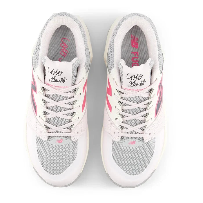 Women's Coco Delray B Width Court Shoes Pink Salt and Black