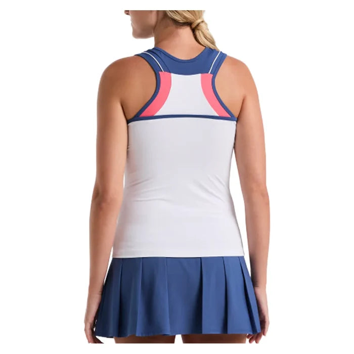 Women's Color Block Tank Bright White