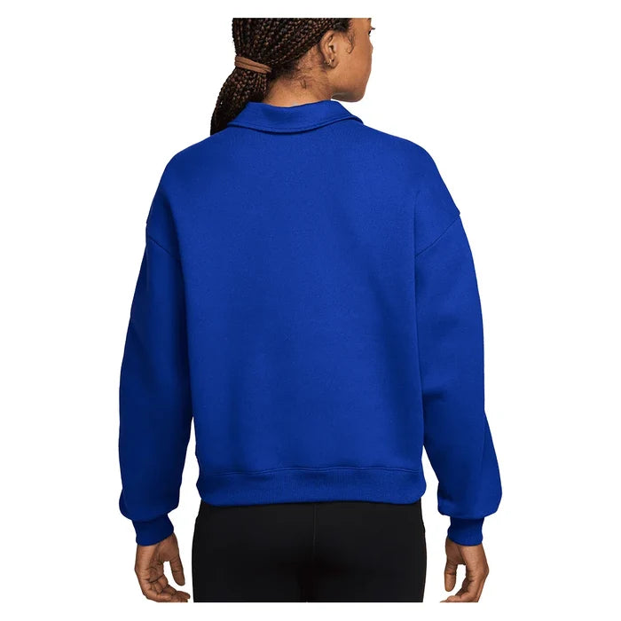 Women's Court Collection Long Sleeve Fleece Top Old Royal