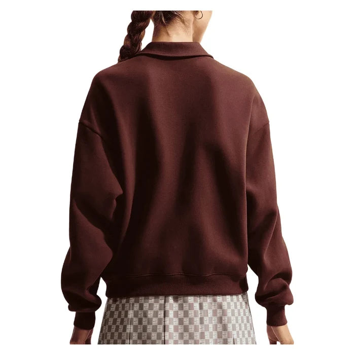 Women's Court Collection Long Sleeve Fleece Top, Nike, Pickleball Express, IU3253-H26-2