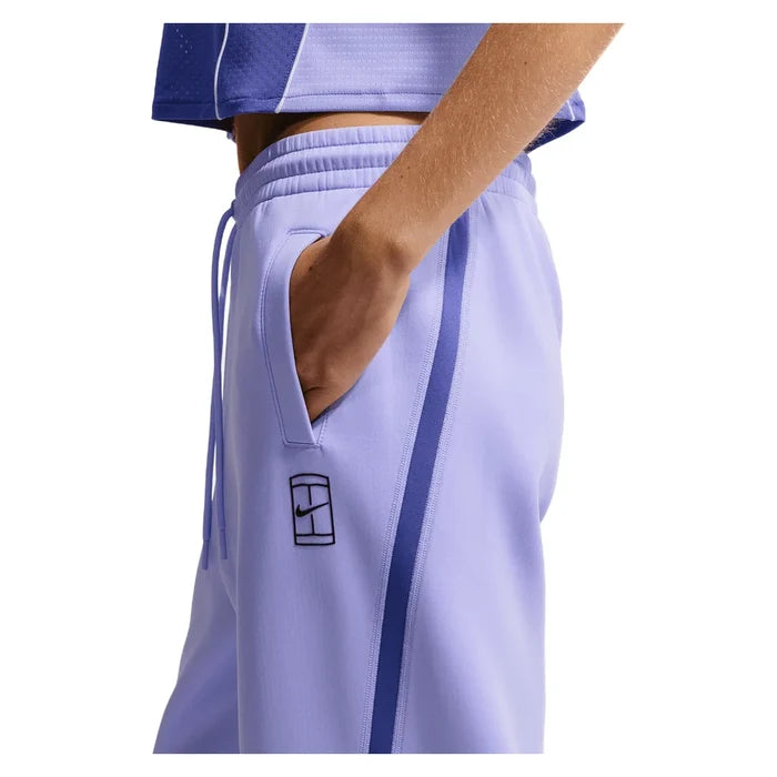 Women's Court Dri-FIT Advantage Mid-Rise Pant Purple Pulse and Black, Nike, Pickleball Express, IB0782-580H26-2