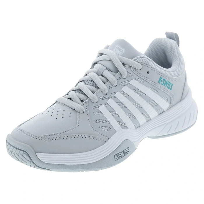 Women's Court Express 2 Shoes Glacier Gray and White