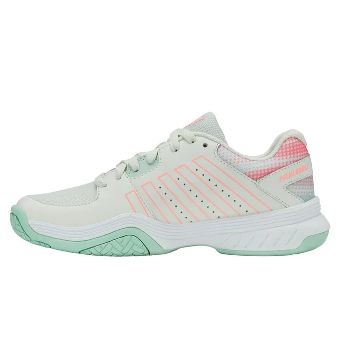 Women's Court Express Pickleball Court Shoes Ice and White
