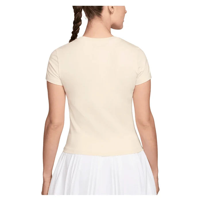 Women's Court Heritage Modest Crop Top Chalk