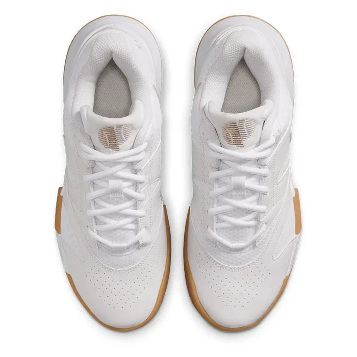 Women's Court Lite 4 Shoes White and Lt Orewood Brown