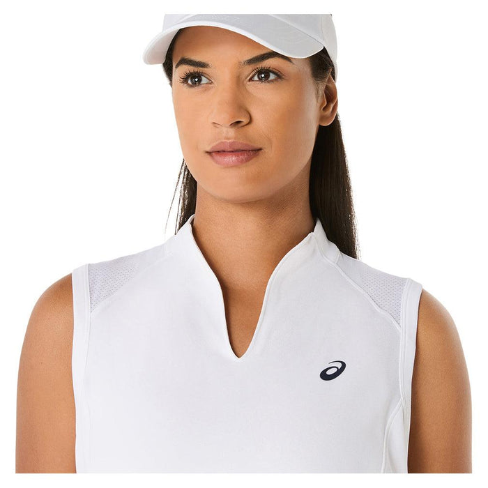 Women`s Court Tennis Tank Brilliant White