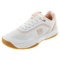 Women's CourtGlide Court Shoes White and Cameo Rose