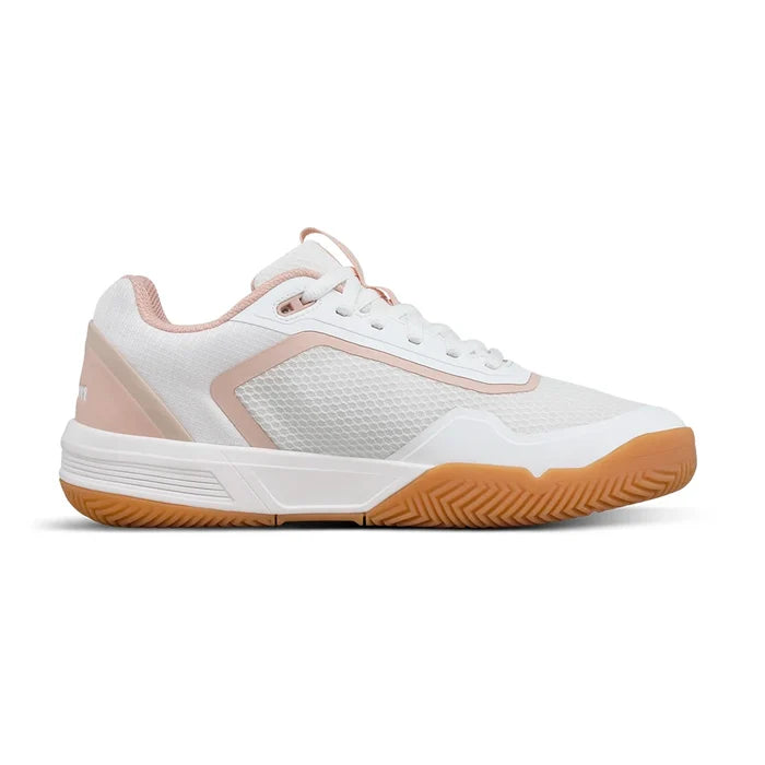 Women's CourtGlide Court Shoes White and Cameo Rose