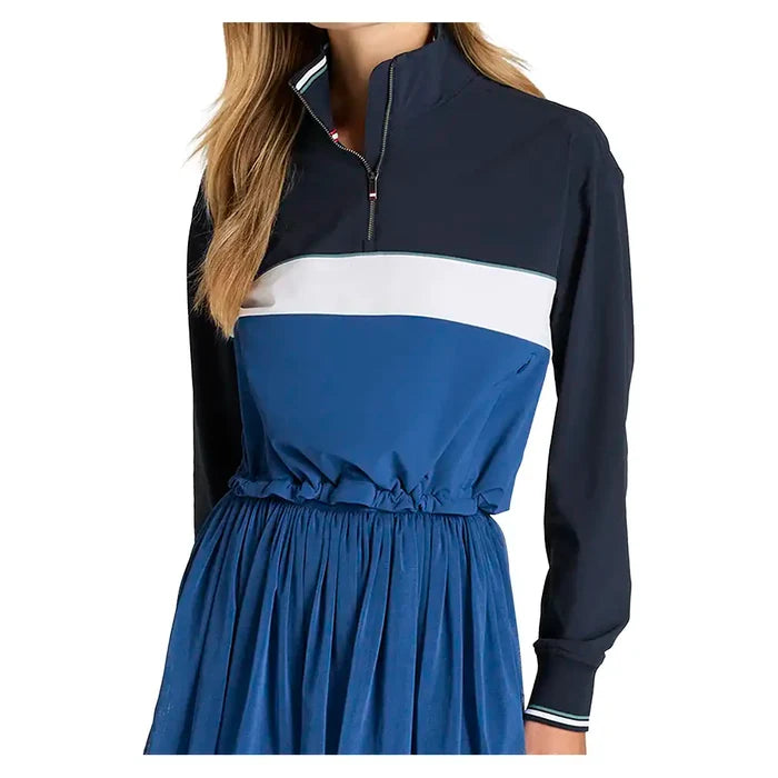 Women's Davenport Woven Popover Classic Navy and Blue Quartz