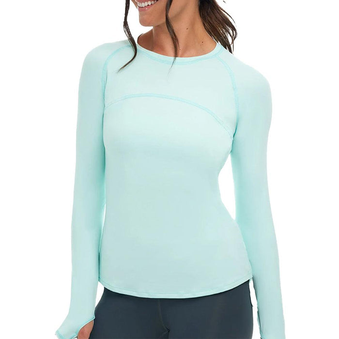 Women's Drawstring Long Sleeve Crew