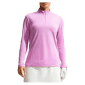 Women's Dri-FIT UV Victory Half-Zip Top Lt Magenta and White
