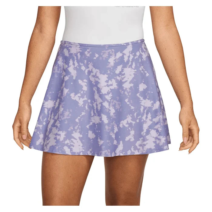 Women's Dri-FIT Victory Flouncy 15" Print Skort Lilac Ice and White