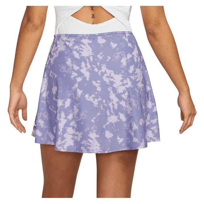 Women's Dri-FIT Victory Flouncy 15" Print Skort Lilac Ice and White