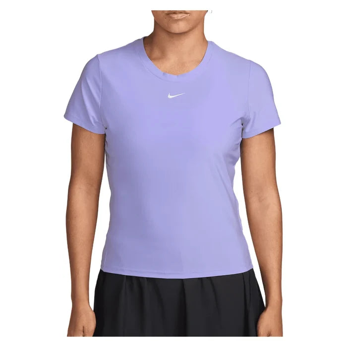 Women's Dri-FIT Victory Short Sleeve Top Purple Pulse and White, Nike, Purple Pulse/White, Pickleball Express, IB3776-580H26-PURPLE-PULSE-WHITE-1