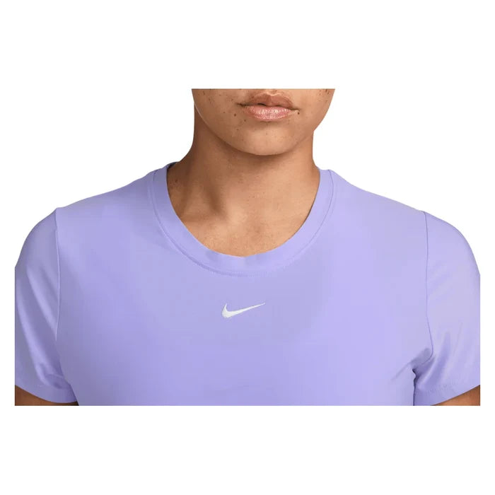 Women's Dri-FIT Victory Short Sleeve Top Purple Pulse and White, Nike, Pickleball Express, IB3776-580H26-2