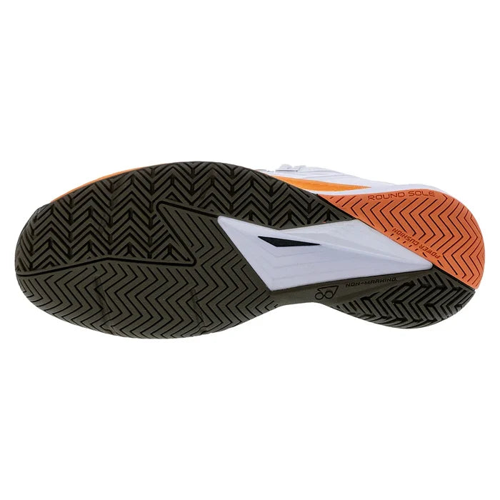 Women's ECLIPSION 5 Court Shoes White and Orange