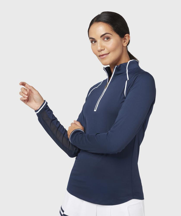 Women's Essentials Veronica Sun Production 1/4 Zip Top