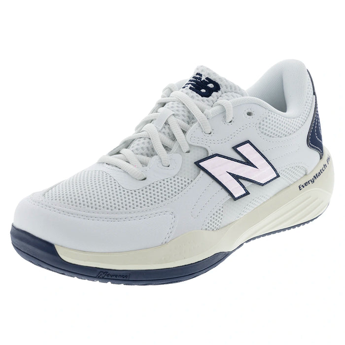 Women's EveryMatch PKL 2E Width Pickleball Shoes White and Pink Granite