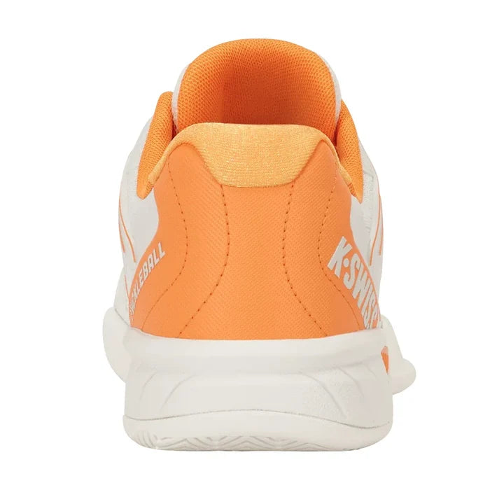 Women's Express Light 2 Wide Pickleball Shoes Blanc de Blanc and Blazing Orange
