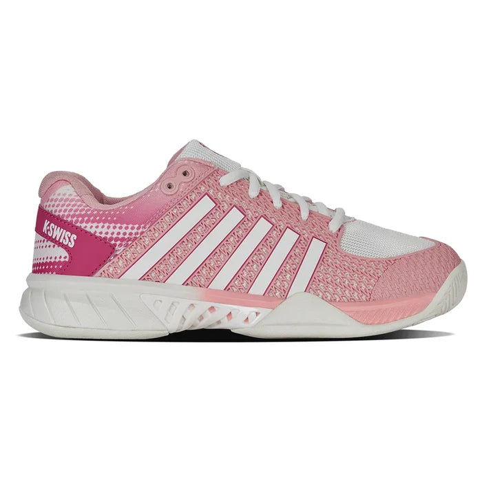 Women's Express Light Pickleball Court Shoes Raspberry Sorbet and Cloud Dancer