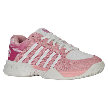 Women's Express Light Pickleball Court Shoes Raspberry Sorbet and Cloud Dancer