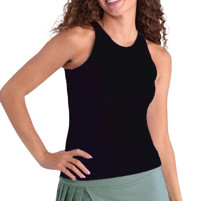 Women's Foundation Hi-Neck Tank Onyx