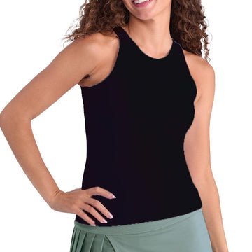 Women's Foundation Hi-Neck Tank Onyx