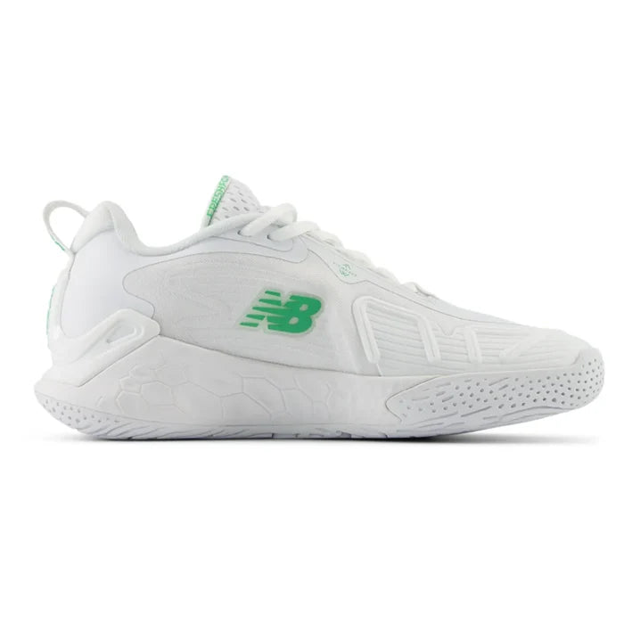 Women's Fresh Foam X CT-Rally B Width Court Shoes White and Green Apple