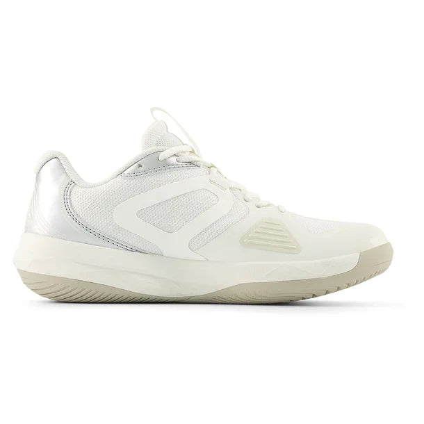 Women's FuelCell 796v5 D Width Court Shoes Sea Salt and Metallic Silver 877 C