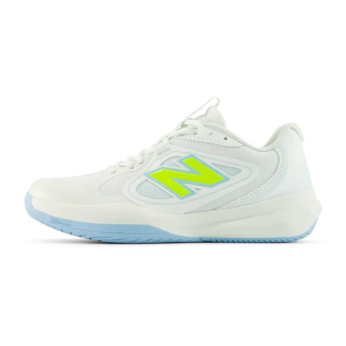 Women's FuelCell 796v5 D Width Pickleball Shoes Sea Salt and Cloud Blue