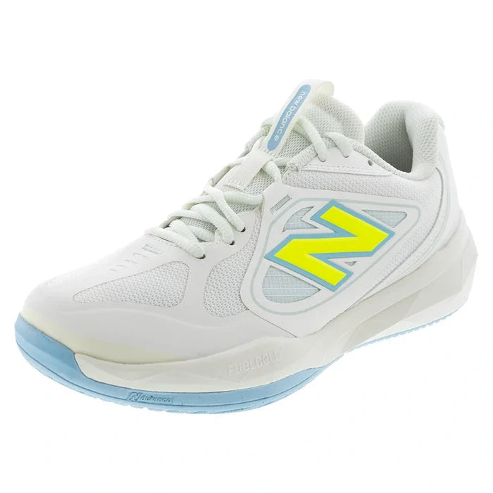 Women's FuelCell 796v5 D Width Pickleball Shoes Sea Salt and Cloud Blue