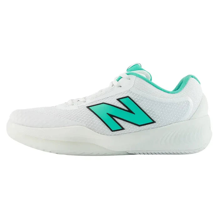 Women's FuelCell 996v6 B Width Court Shoes NB 103 White and Deep End