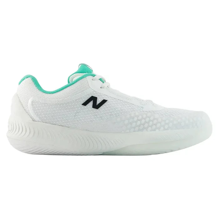 Women's FuelCell 996v6 B Width Court Shoes NB 103 White and Deep End
