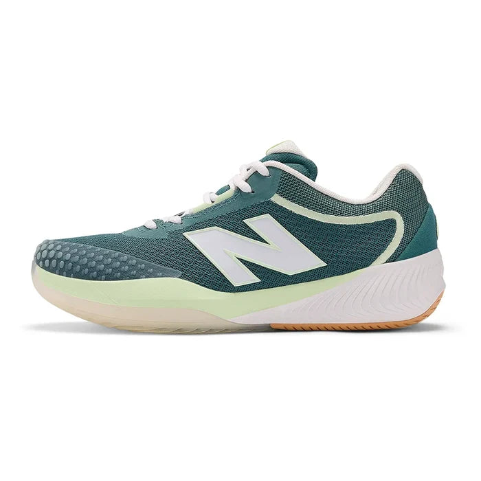Women's FuelCell 996v6 B Width Court Shoes New Spruce and White