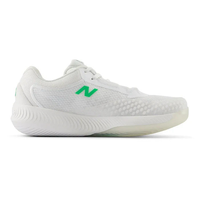Women's FuelCell 996v6 B Width Court Shoes White and Green Apple