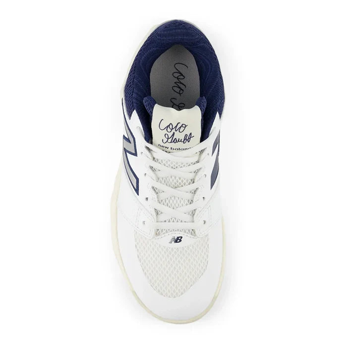 Women's FuelCell Delray D Width Court Shoes White and Navy