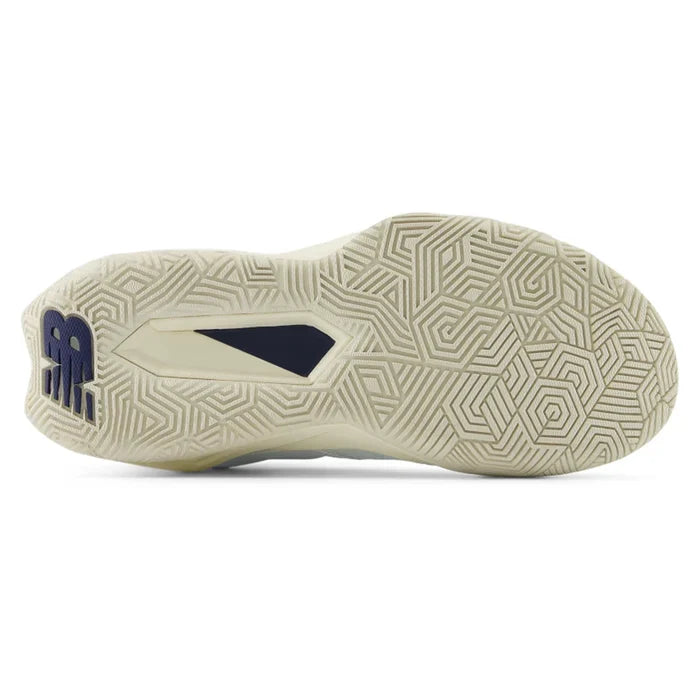 Women's FuelCell Delray D Width Court Shoes White and Navy